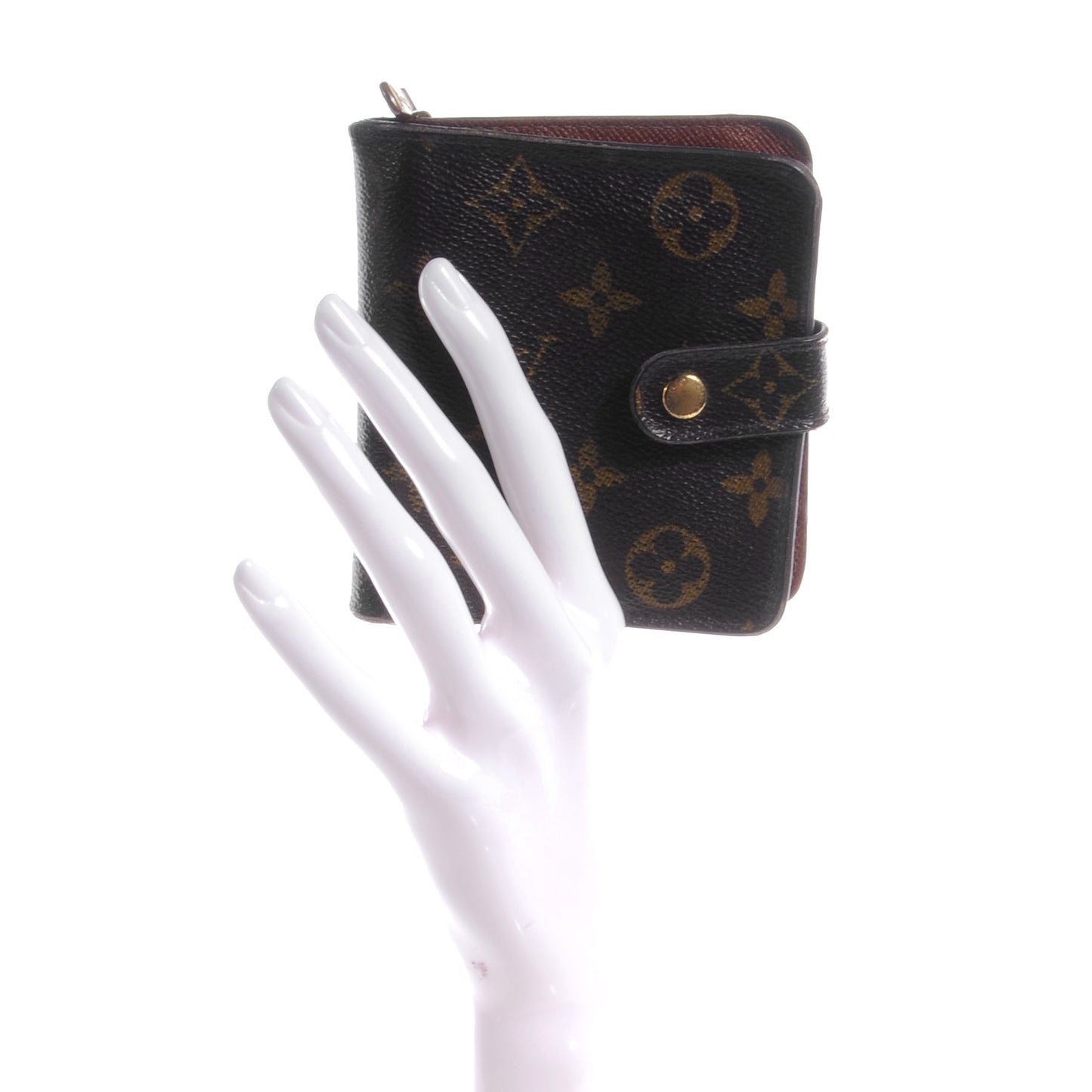 Monogram Compact Zippe Zipped Wallet