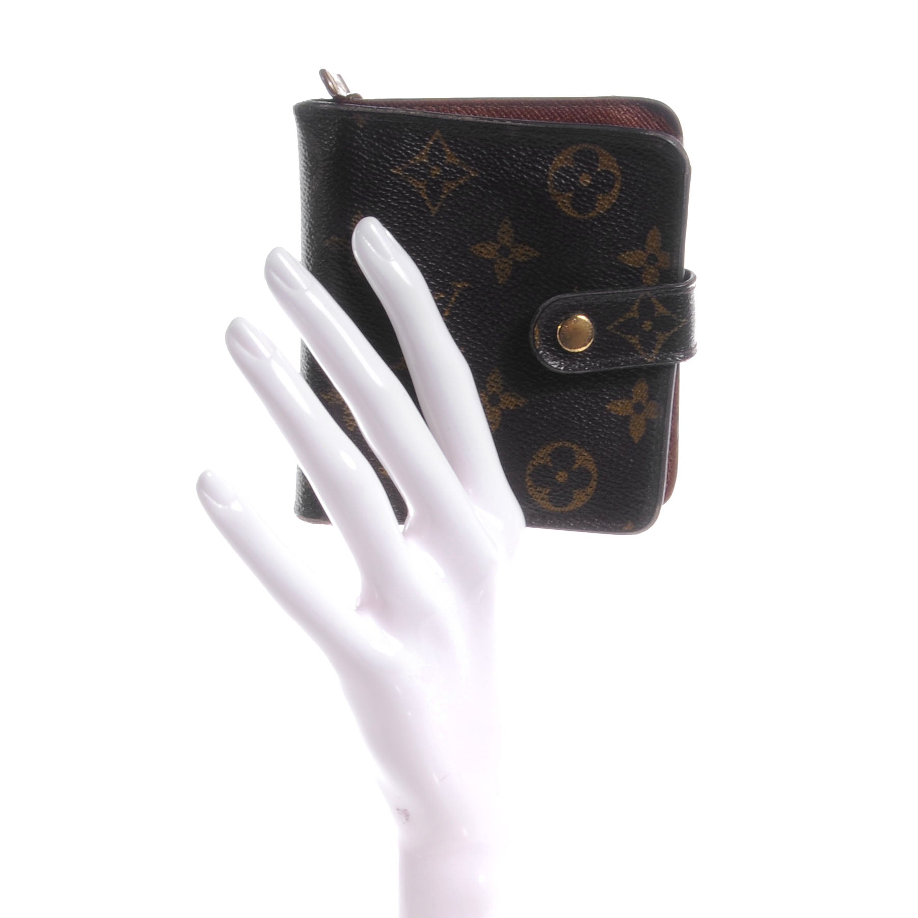 Louis Vuitton Monogram Compact Zippe Zipped Wallet 2 of 10