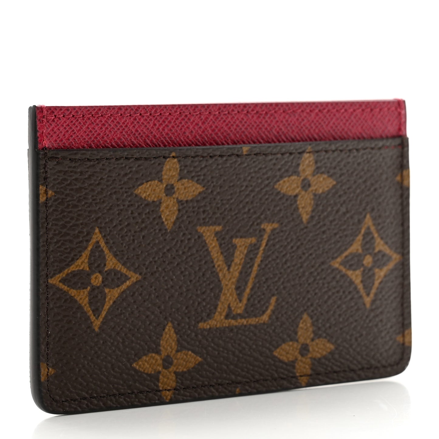 Monogram Card Holder Fuchsia
