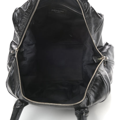 Saint Laurent Textured Patent Medium Easy Y Bag Black 5 of 13