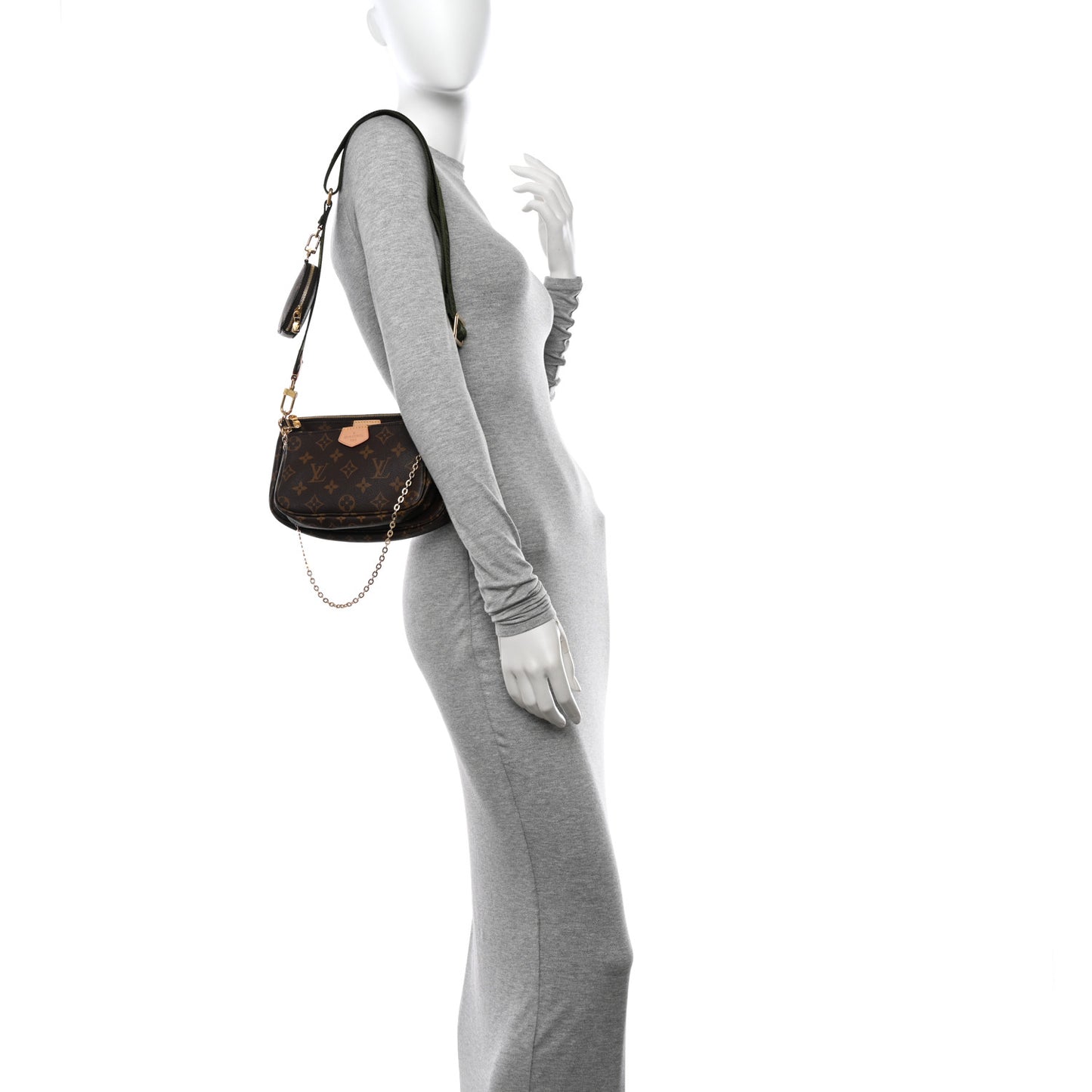 Monogram Multi Pochette Accessories Kaki