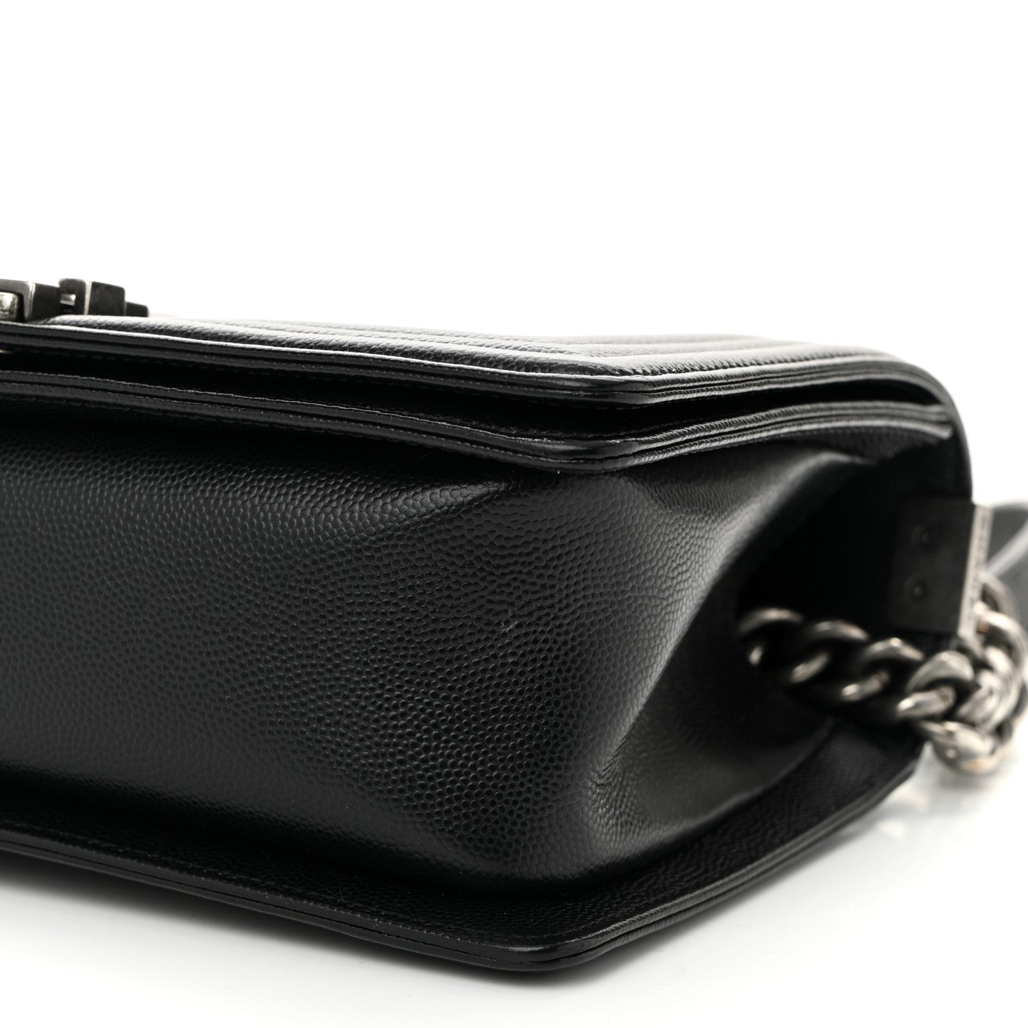 Chanel Caviar Quilted Medium Boy Flap Black 10 of 11