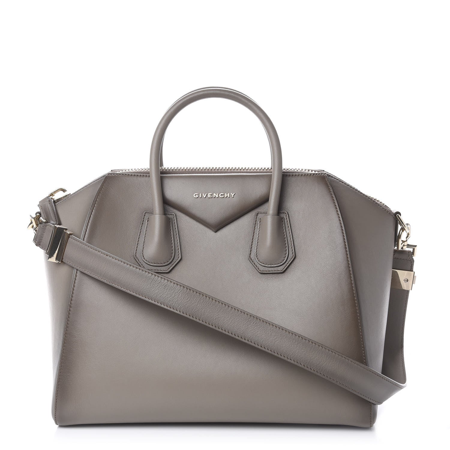 Givenchy Antique Calfskin Medium Antigona Grey 1 of 11
