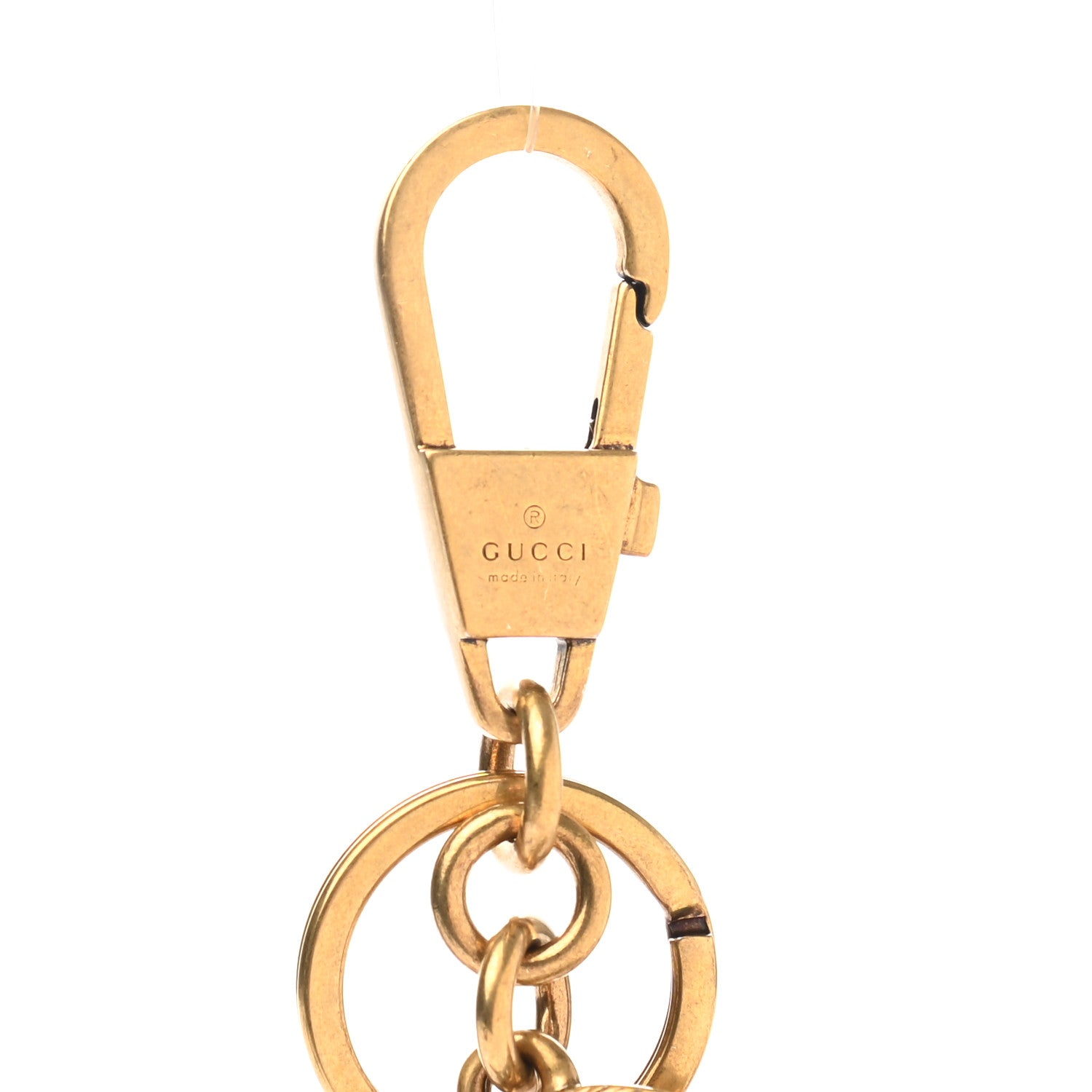 Gucci Metal Crystal Pearl Rooster Key Charm 3 of 3