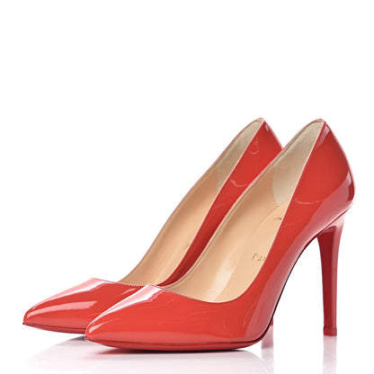 Christian Louboutin Patent Pigalle 100 Pumps 37 Bisou 3 of 8