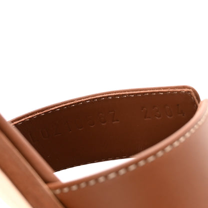 Hermes Box Calfskin Oran Sandals 36 Gold 36 Gold 9 of 9