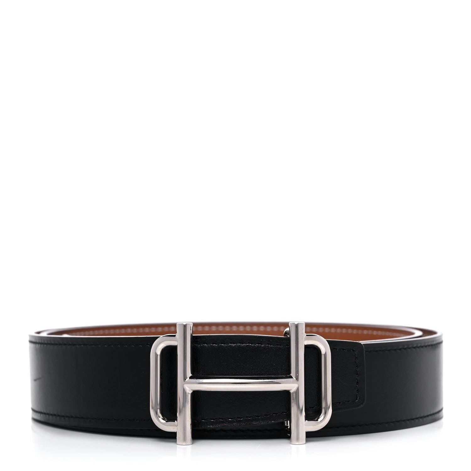 Hermes Chamonix Togo 38mm Royal Belt 95 Black Gold 1 of 7