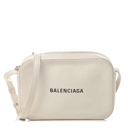 Balenciaga Calfskin Logo S Everyday Camera Bag White 1 of 18