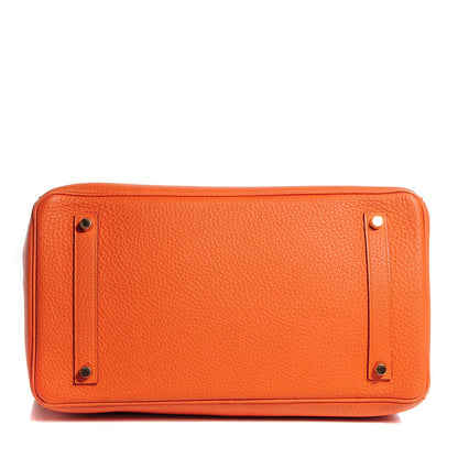 Hermes Togo Birkin 35 Orange 6 of 28