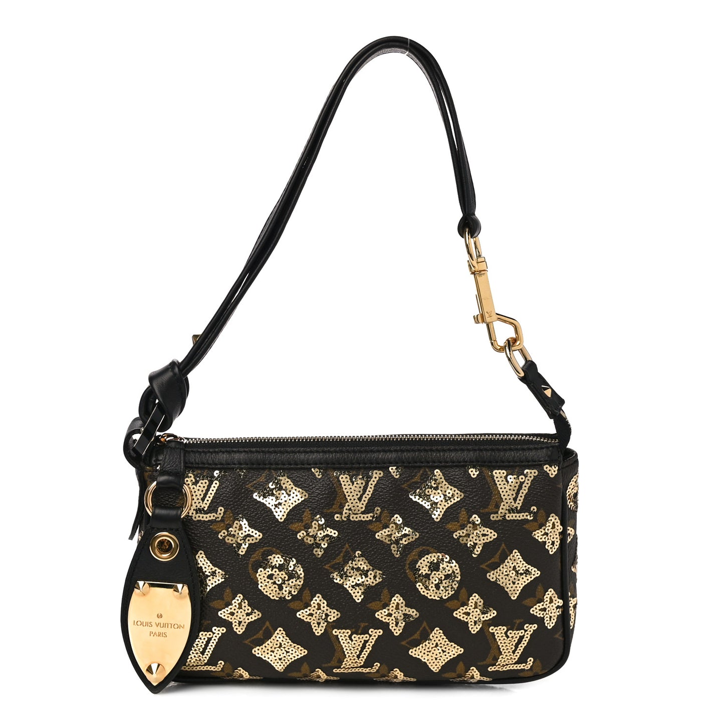 Monogram Sequins Eclipse Pochette Gold
