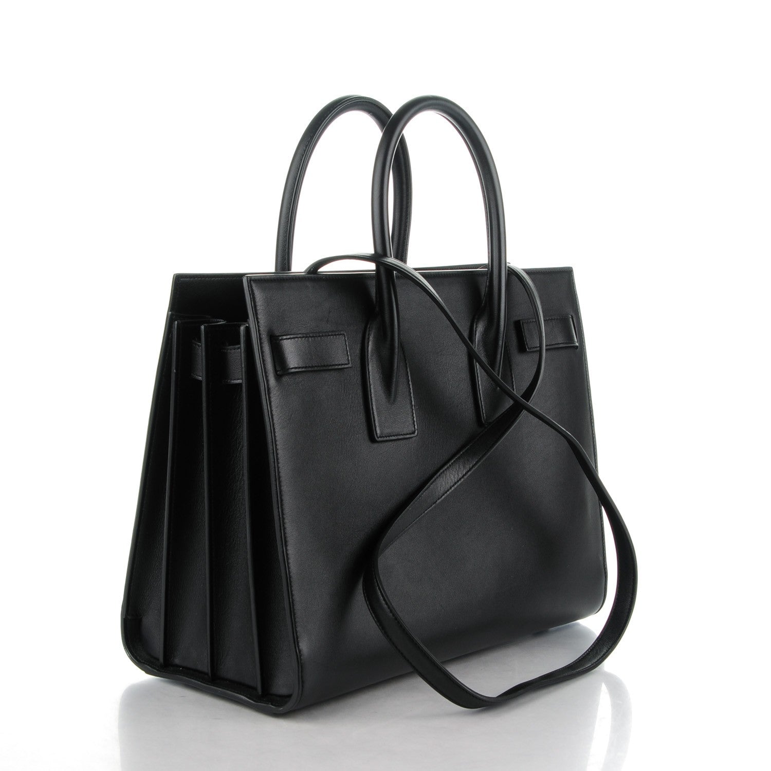 Saint Laurent Calfskin Small Sac De Jour Black 3 of 7