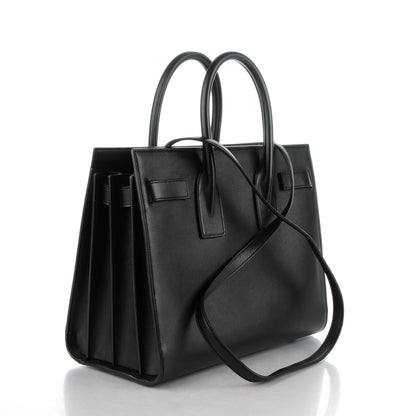 Saint Laurent Calfskin Small Sac De Jour Black 3 of 7