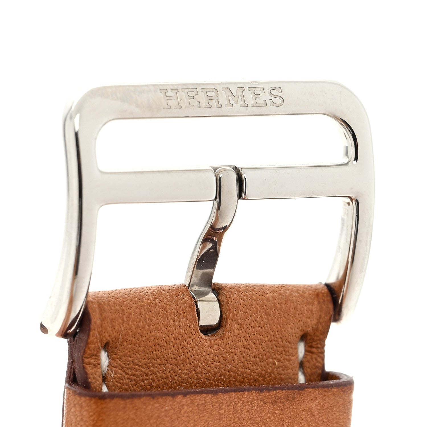 Hermes Barenia 44mm Apple Watch Single Tour Band Fauve 5 of 5