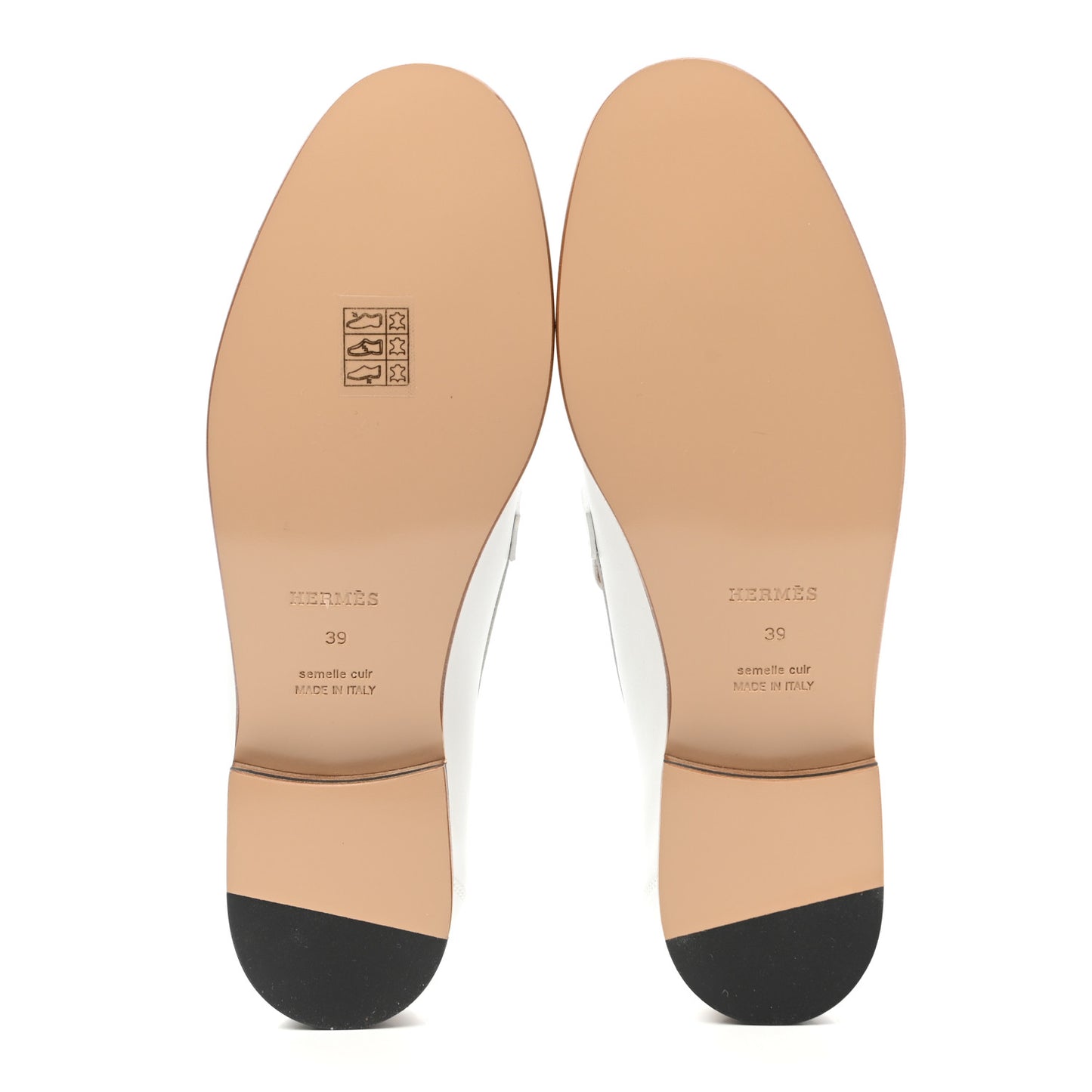Calfskin Womens Destin Loafer 39 White