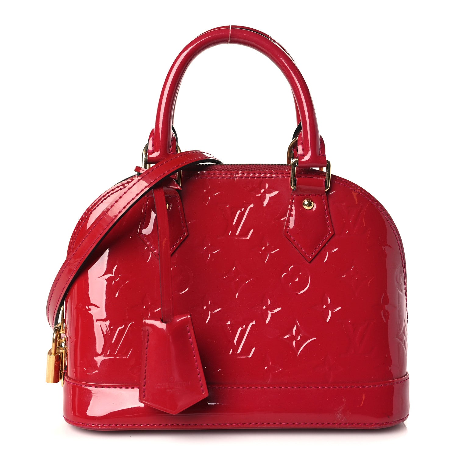 Louis Vuitton Vernis Alma BB Cherry 1 of 8