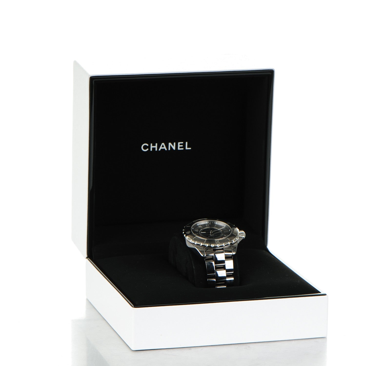 Chanel Titanium Ceramic 38mm J12 Chromatic Automatic Watch 8 of 8