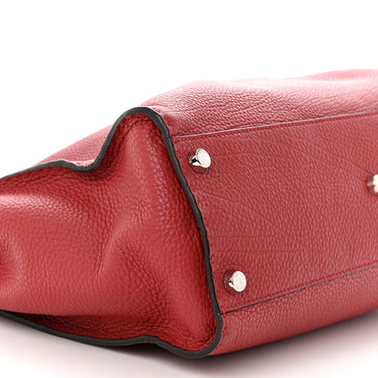 Fendi Cuoio Romano Selleria Mens Large Faces Peekaboo Iconic Essential Satchel Rosso 11 of 12