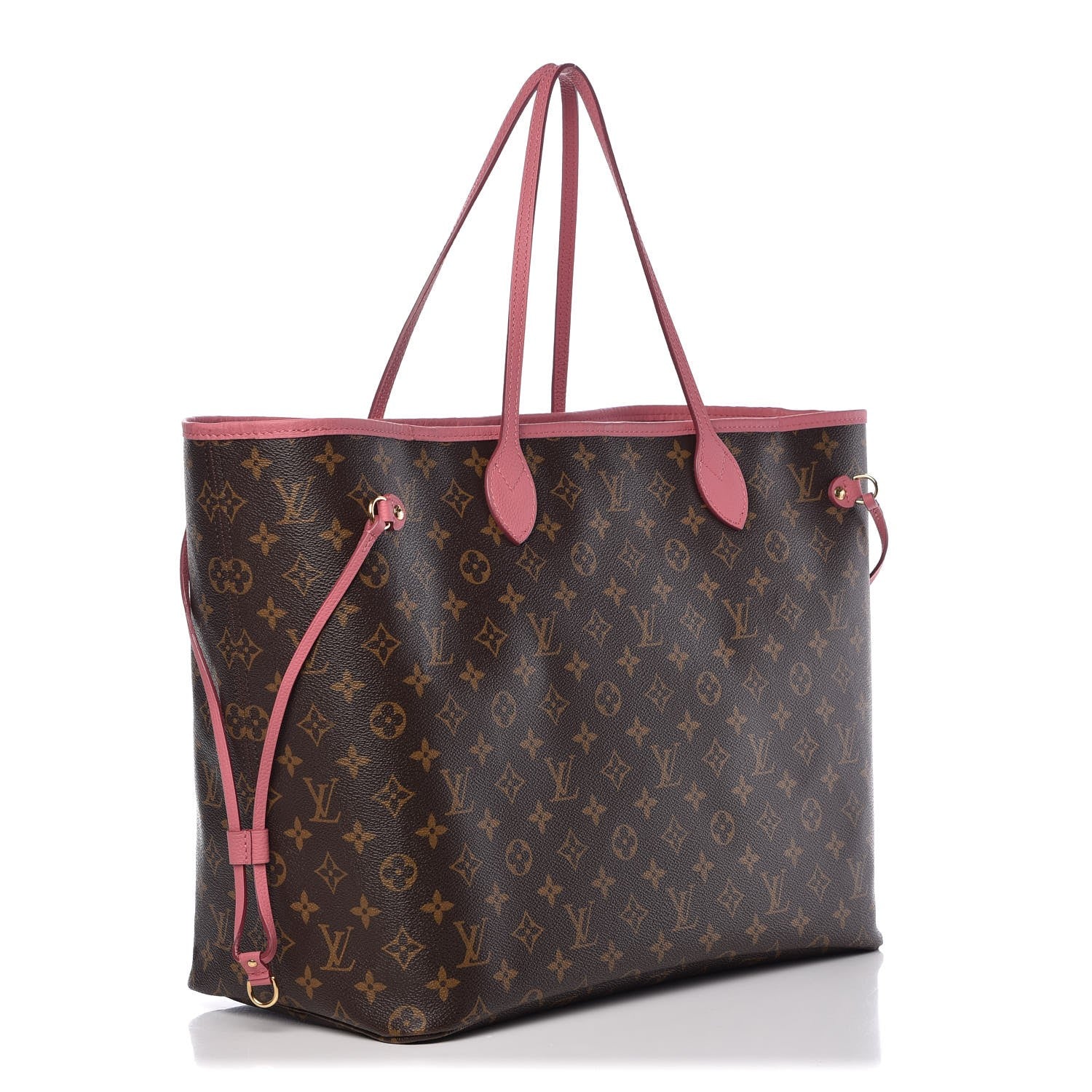 Louis Vuitton Monogram Articles de Voyage Ikat Neverfull GM Rose Velours 3 of 8