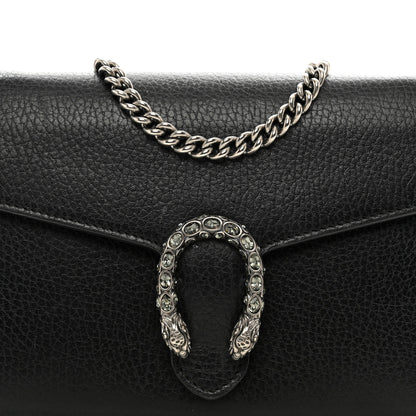 Gucci Calfskin Mini Dionysus Chain Wallet Black 5 of 13