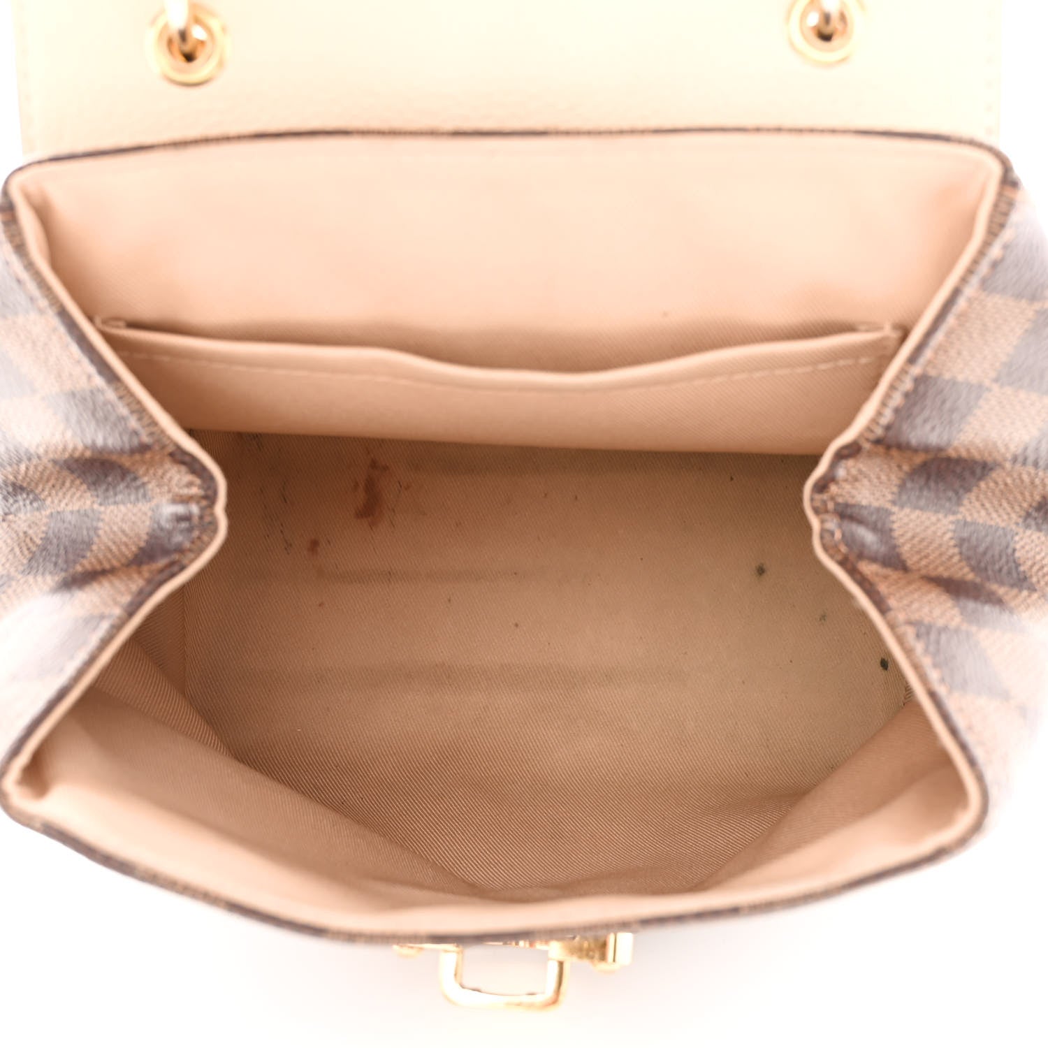 Louis Vuitton Damier Ebene Clapton Backpack Creme 5 of 15