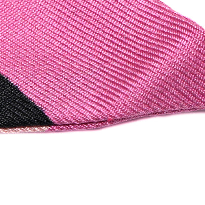 Chanel Silk Twill Slim Bandeau Scarf Pink Grey Light Pink 7 of 8