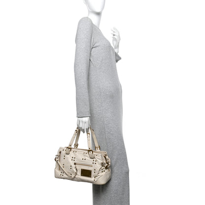 Louis Vuitton Lambskin Riveting White 2 of 13