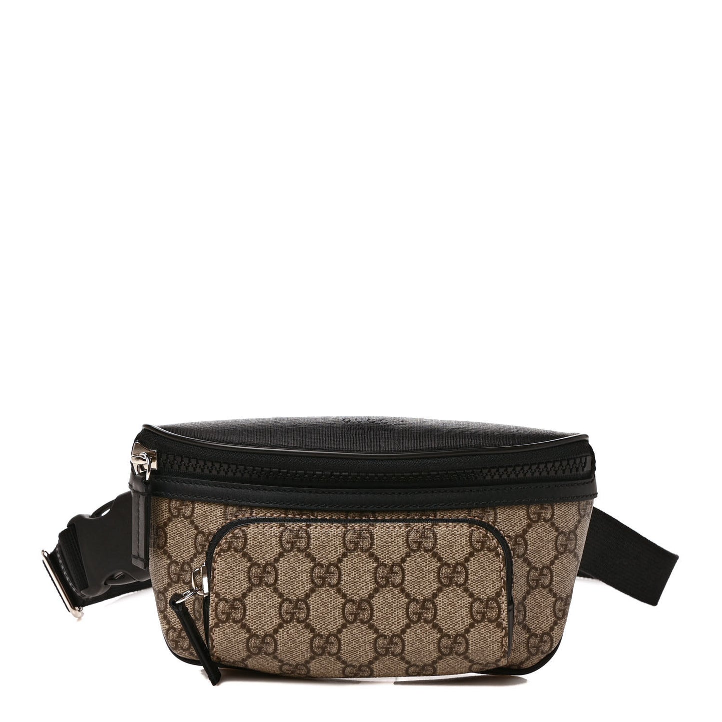 GG Supreme Monogram Belt Bag Black