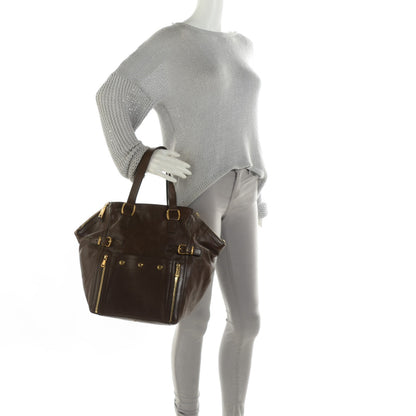 Saint Laurent Calfskin Large Downtown Olive 2 of 7