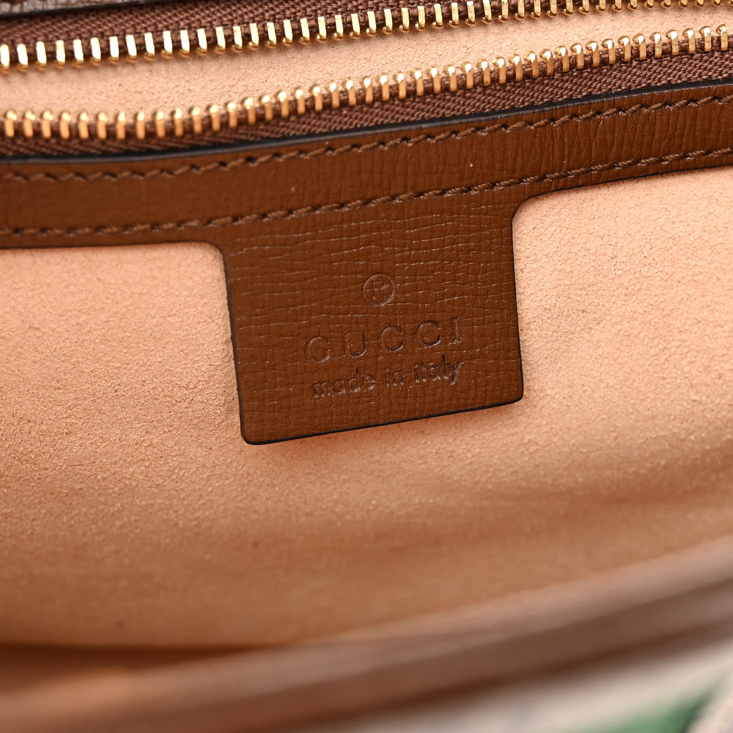 Gucci GG Supreme Monogram Azalea Calfskin Web Small Jackie 1961 Hobo Beige Ebony Brown Sugar 6 of 10