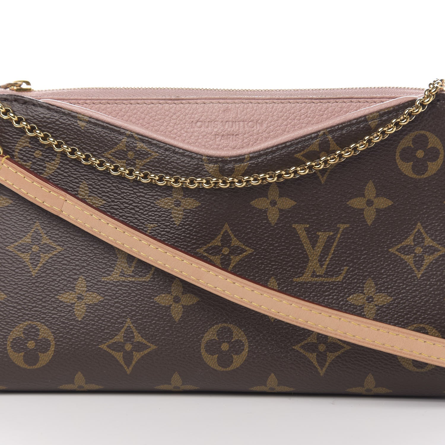Louis Vuitton Monogram Pallas Clutch Rose Poudre 9 of 10