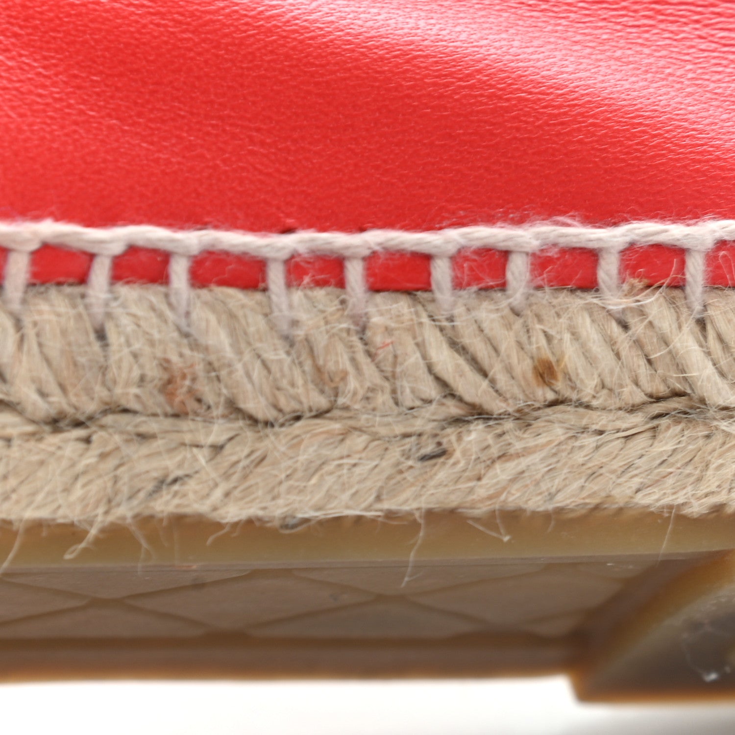 Chanel Lambskin CC Espadrilles 37 Red 13 of 18