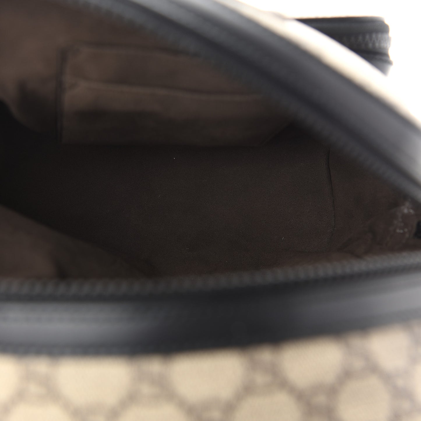 GG Supreme Monogram Small Eden Day Backpack Black