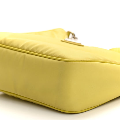 Prada Nylon Saffiano Re-Edition 2005 Shoulder Bag Ananas 10 of 13