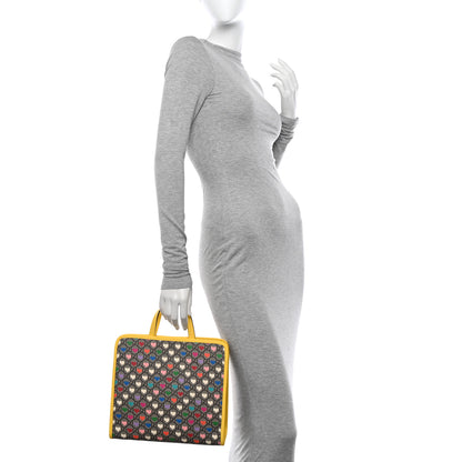 Gucci GG Supreme Monogram Hearts Childrens Tote Beige Ebony Multicolor Freesia 2 of 10