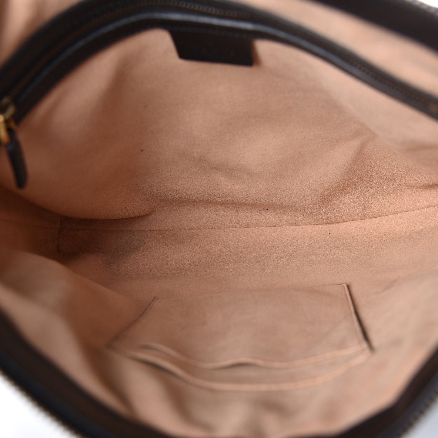 Calfskin Matelasse GG Marmont Flat Messenger Bag Black