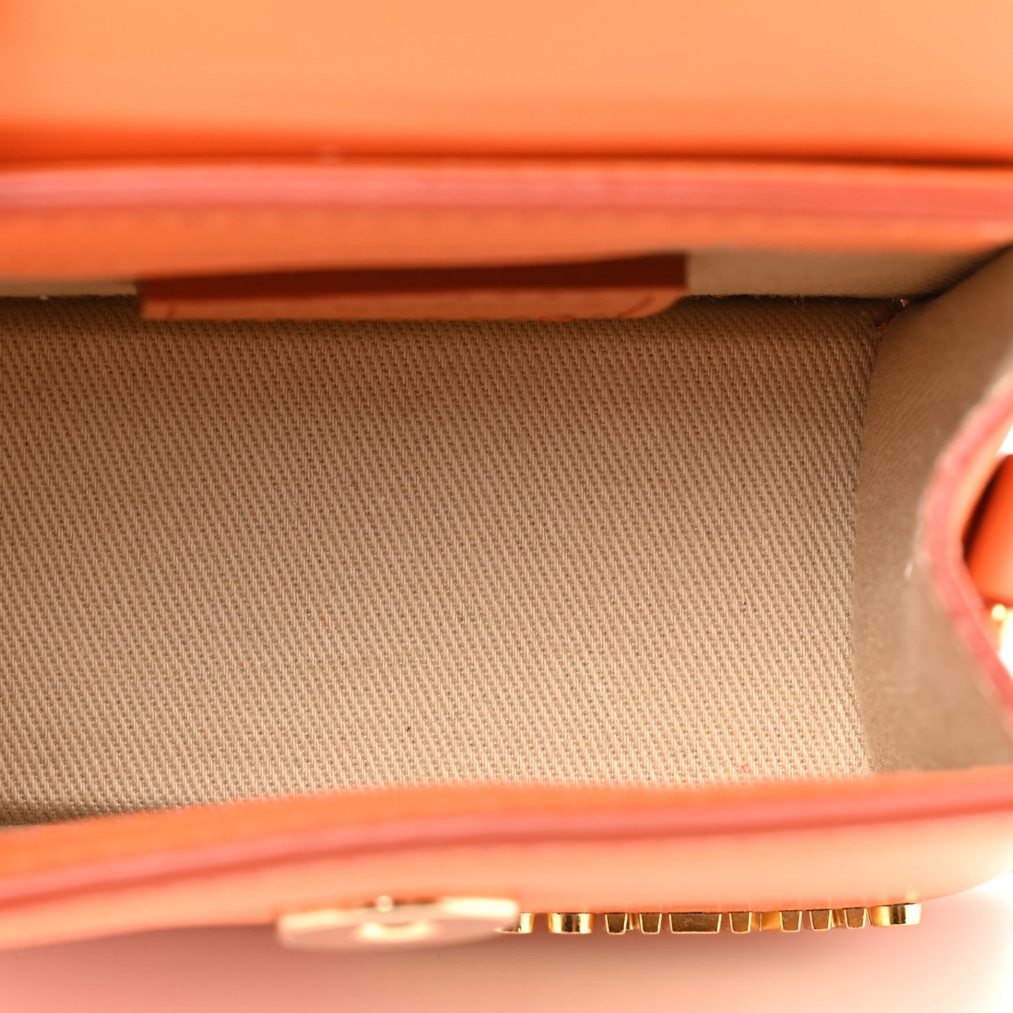 Smooth Calfskin Le Chiquito Orange