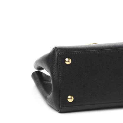 Fendi Vitello Elite Petite 2Jours Tote Black 8 of 10