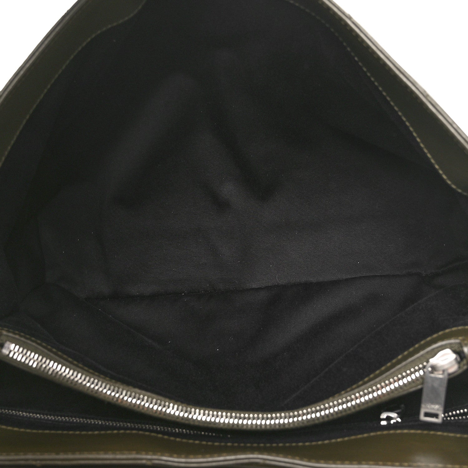 Saint Laurent Calfskin Y Quilted Monogram Large Loulou Chain Satchel Kaki Fonce 5 of 10