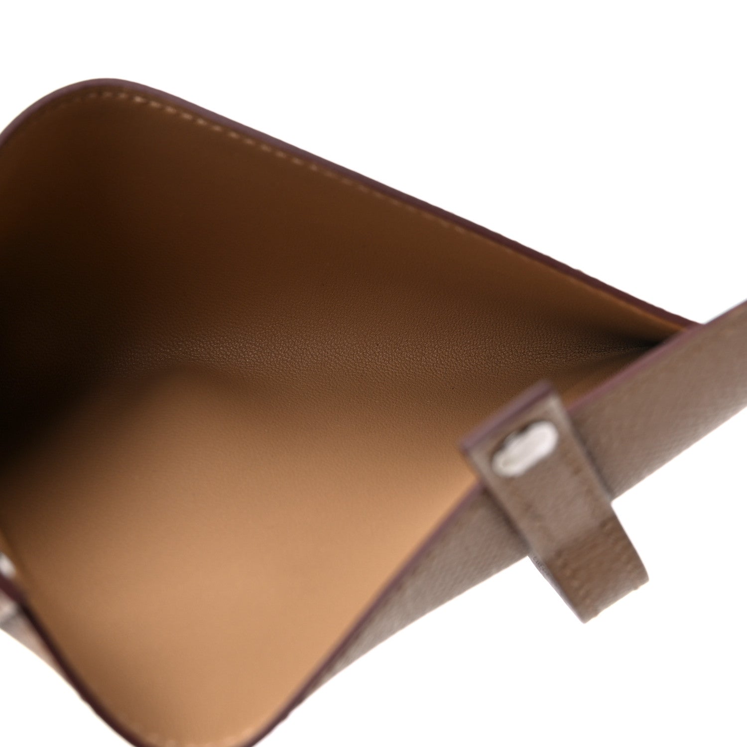 Hermes Epsom Quelle Idole Picto Kelly Doll Handbag Nata Mauve Sylvestre Lime Chai 10 of 14