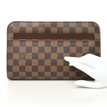 Louis Vuitton Damier Ebene Pochette Saint Louis Clutch 2 of 6