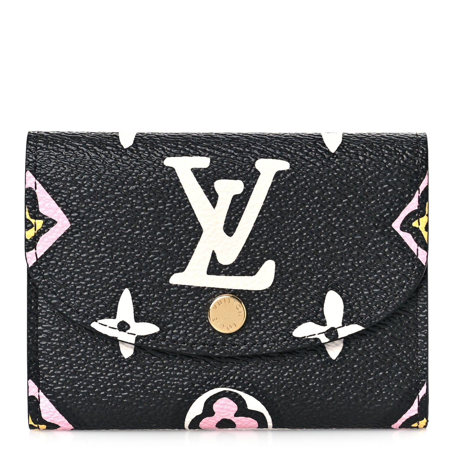 Monogram Giant Wild At Heart Rosalie Coin Purse Black