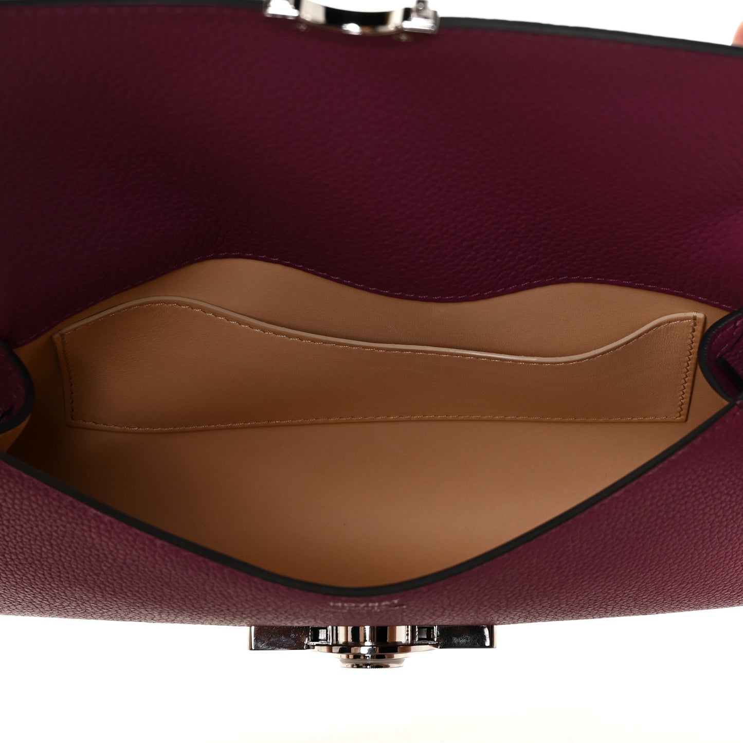 Taurillon Blush Rejane Opera Clutch Dahlia