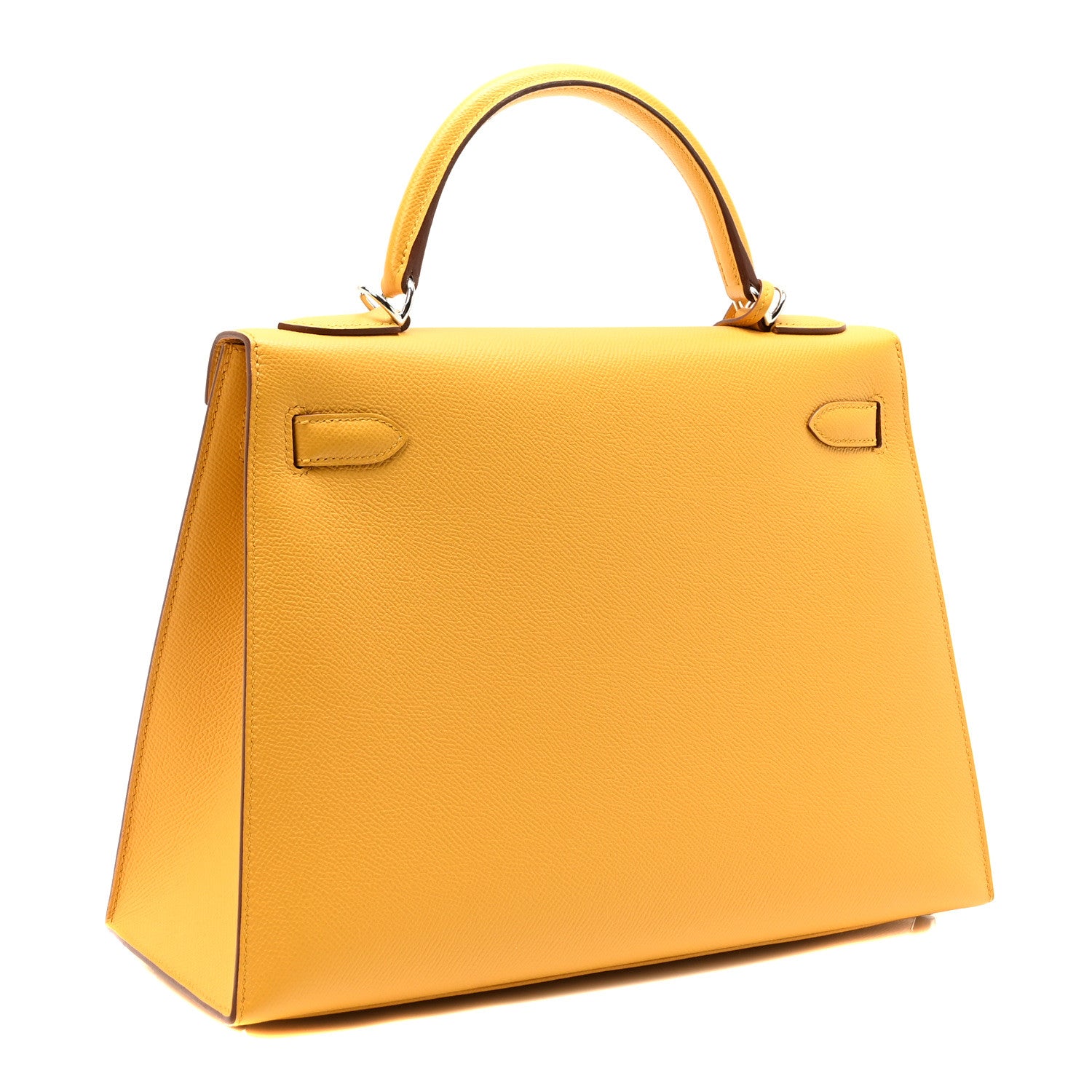 Hermes Epsom Kelly Sellier 32 Jaune Ambre 3 of 9