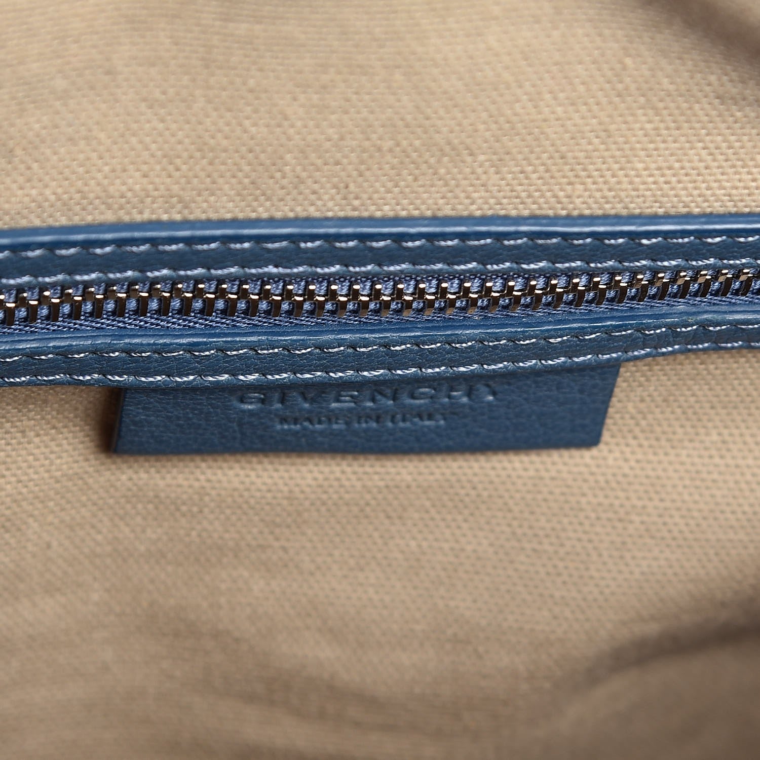 Givenchy Sugar Goatskin Small Antigona Blue Mineral 7 of 10
