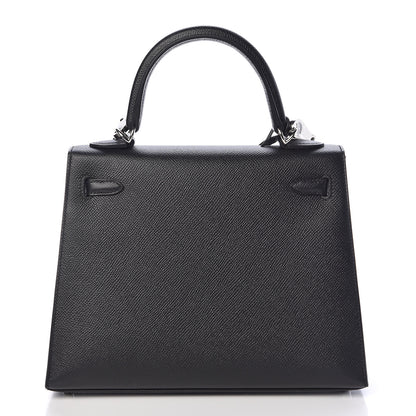 Hermes Epsom Kelly Sellier 25 Black 4 of 38