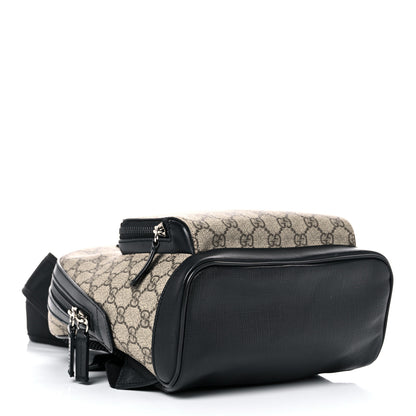 Gucci GG Supreme Monogram Small Eden Day Backpack Black 4 of 17