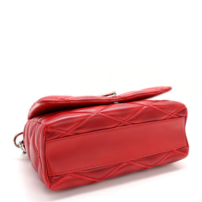 Louis Vuitton Lambskin Malletage GO-14 PM Red 4 of 13