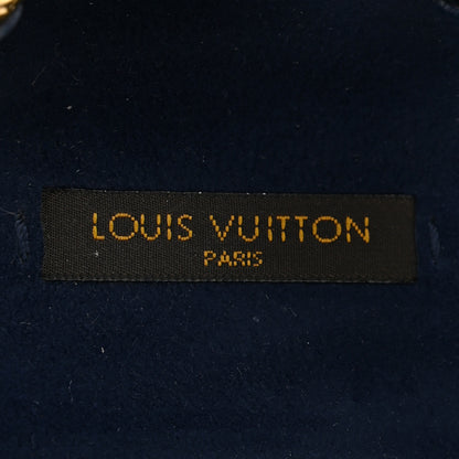 Louis Vuitton Calfskin Monogram Denim Ocean Wedge Sandals 38.5 Blue 8 of 11