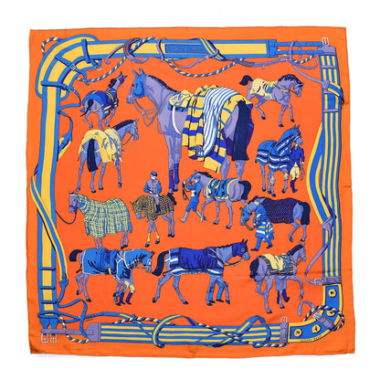 Hermes Silk Ronds De Marche Scarf 90 1 of 10