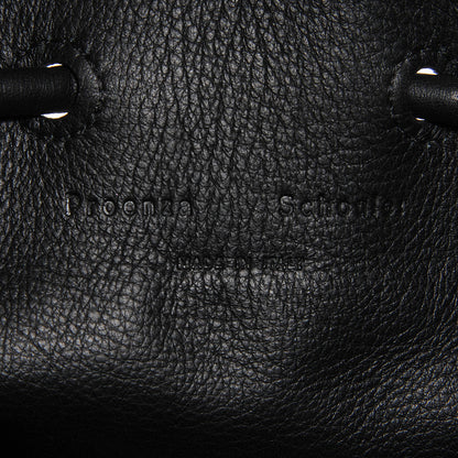 Proenza Schouler Suede Watersnake Medium Bucket Bag Black Pepe Roccia 6 of 8